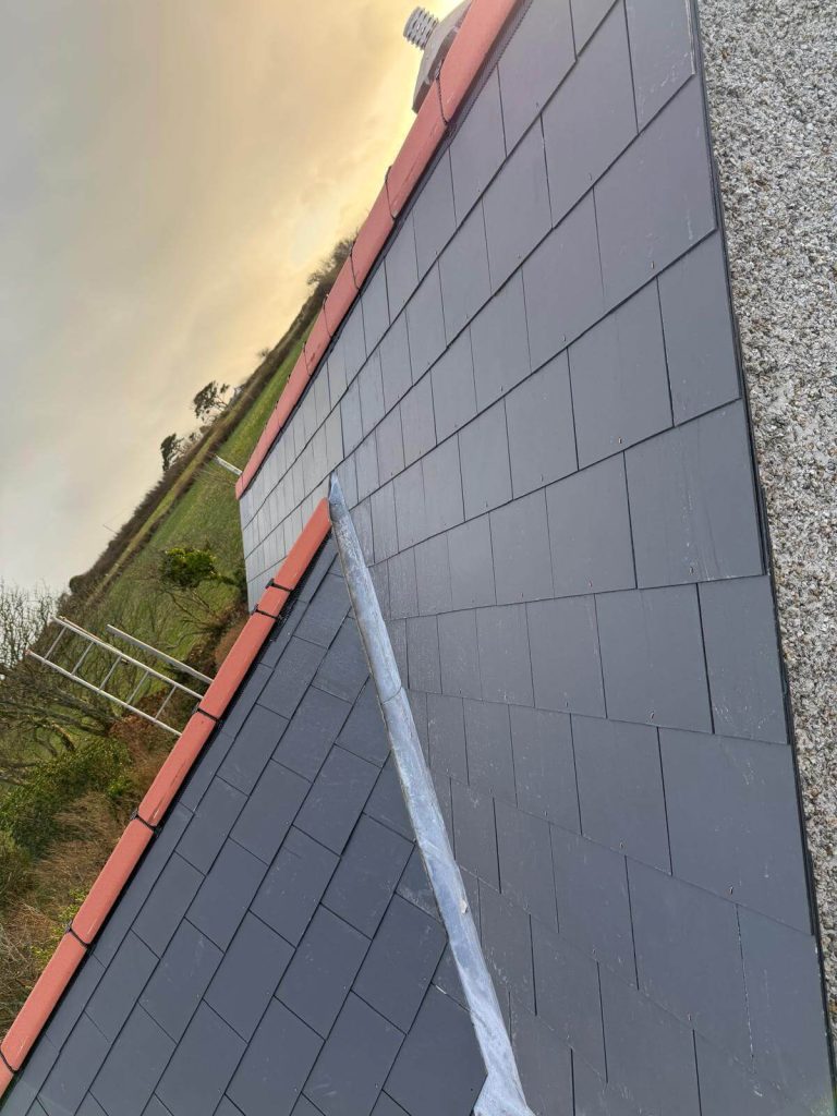 house slate roof installation